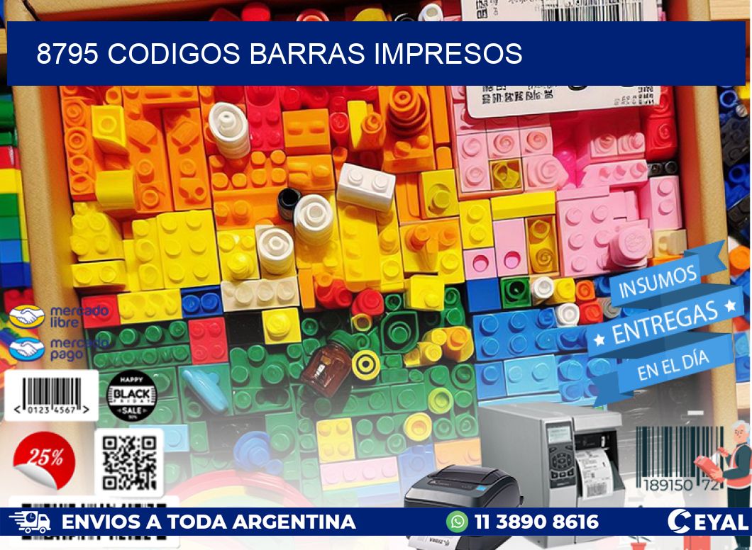 8795 CODIGOS BARRAS IMPRESOS