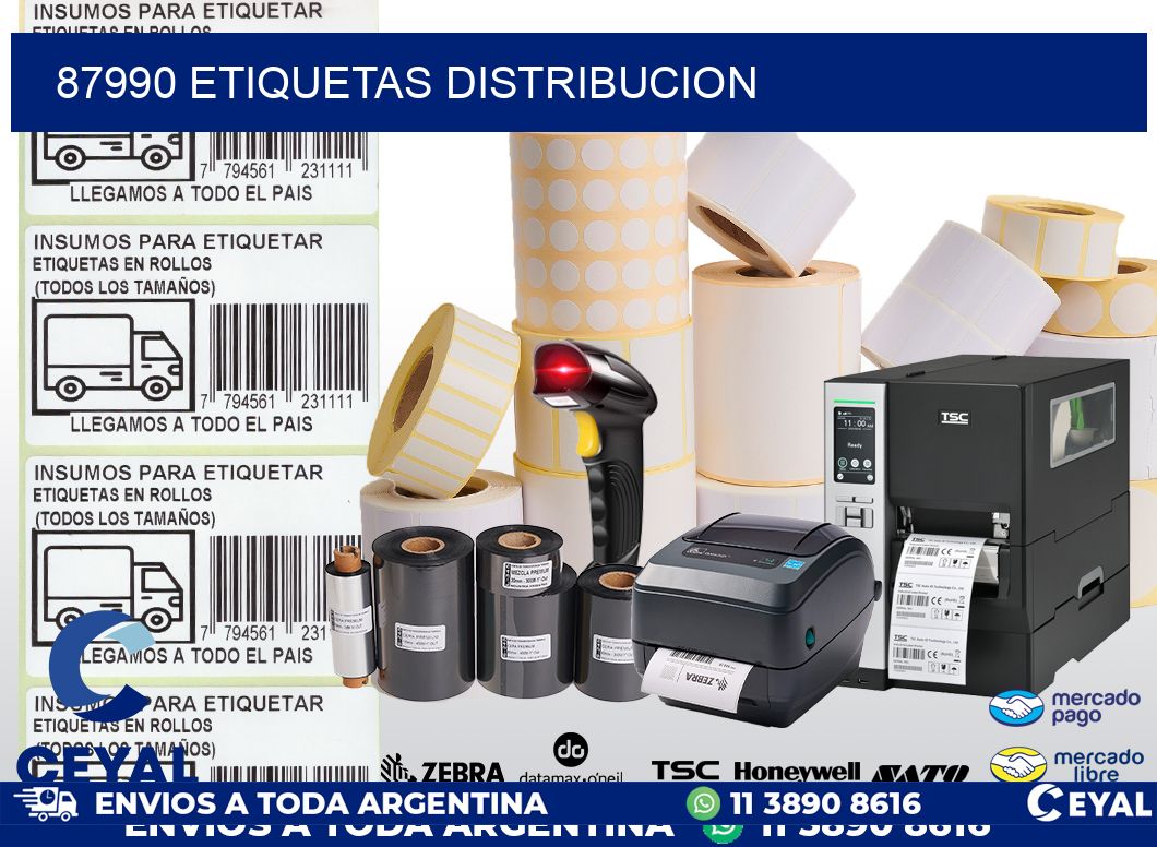 87990 etiquetas distribucion