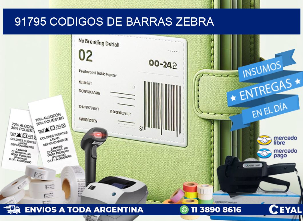 91795 codigos de barras zebra