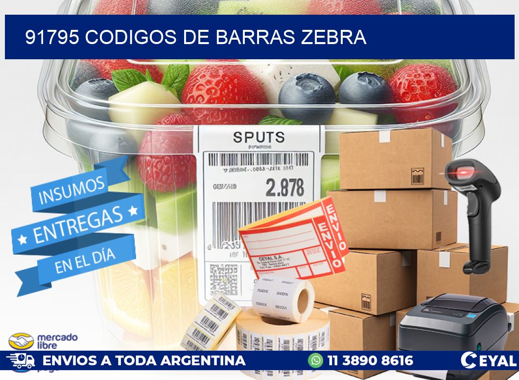 91795 codigos de barras zebra