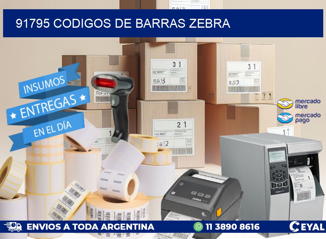 91795 codigos de barras zebra