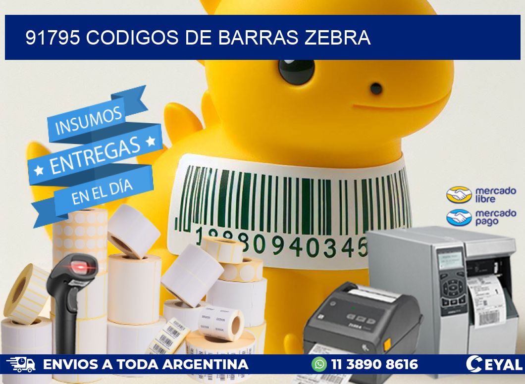 91795 codigos de barras zebra