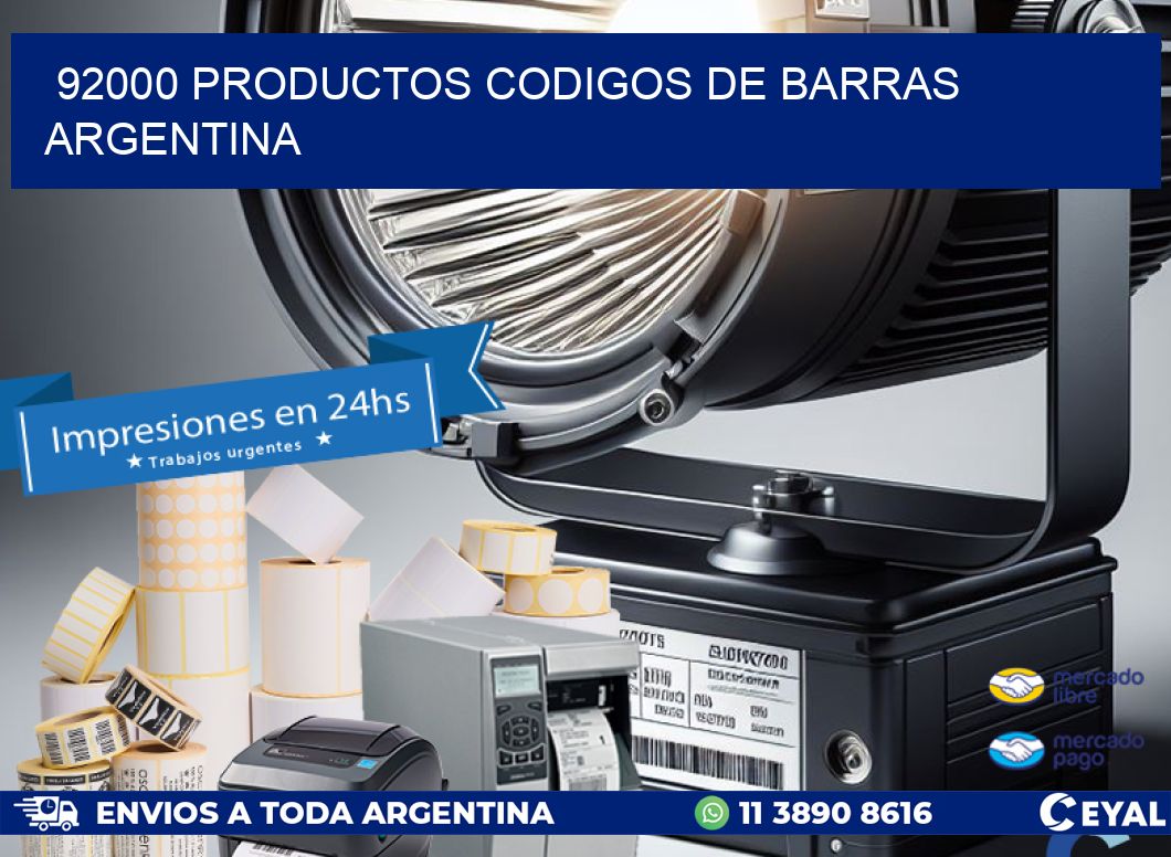 92000 productos codigos de barras argentina
