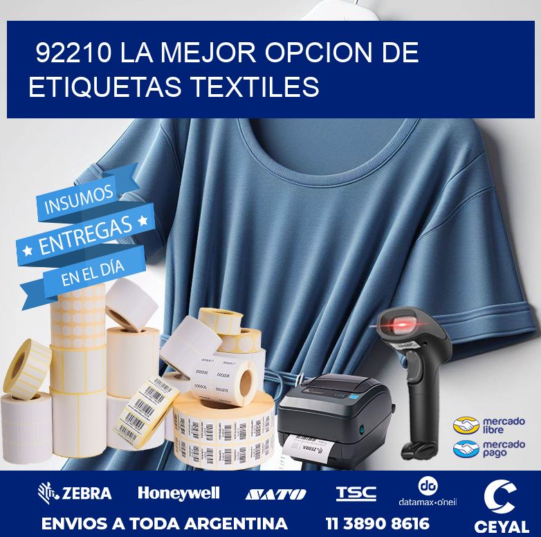 92210 LA MEJOR OPCION DE ETIQUETAS TEXTILES