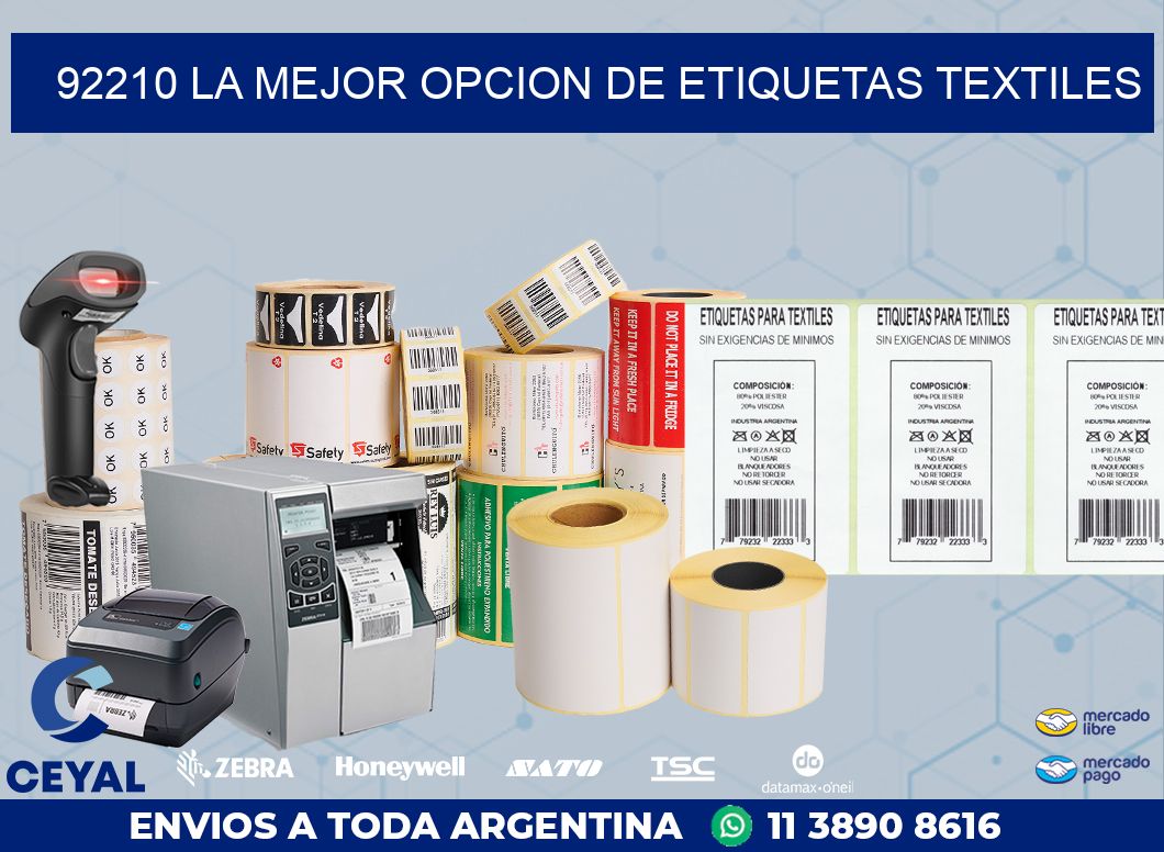 92210 LA MEJOR OPCION DE ETIQUETAS TEXTILES