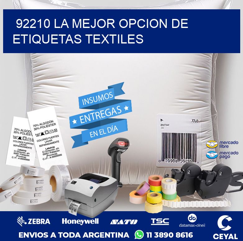 92210 LA MEJOR OPCION DE ETIQUETAS TEXTILES