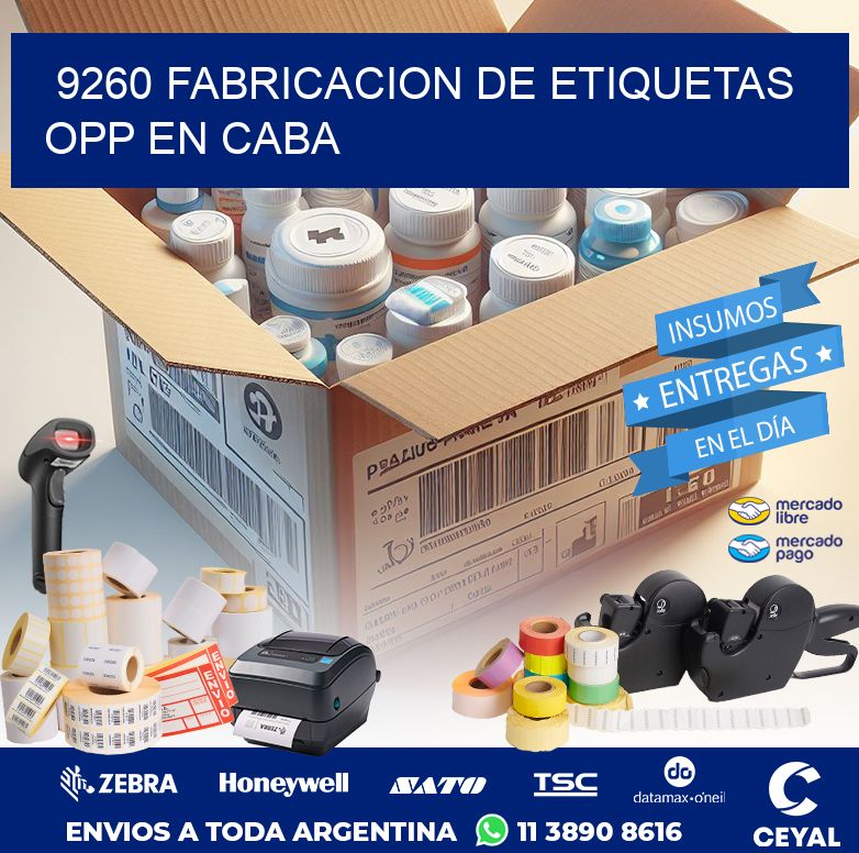 9260 FABRICACION DE ETIQUETAS OPP EN CABA