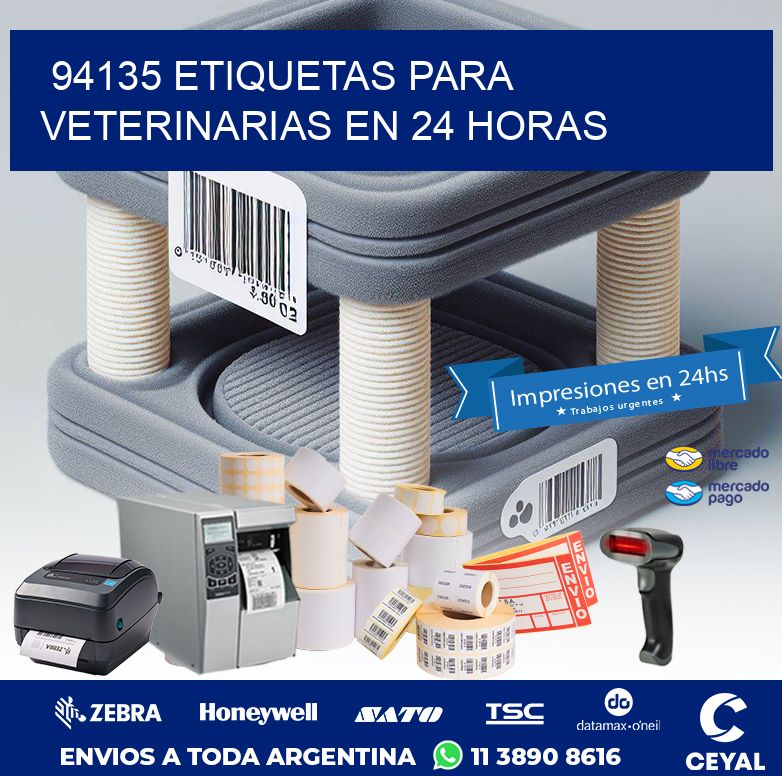 94135 ETIQUETAS PARA VETERINARIAS EN 24 HORAS