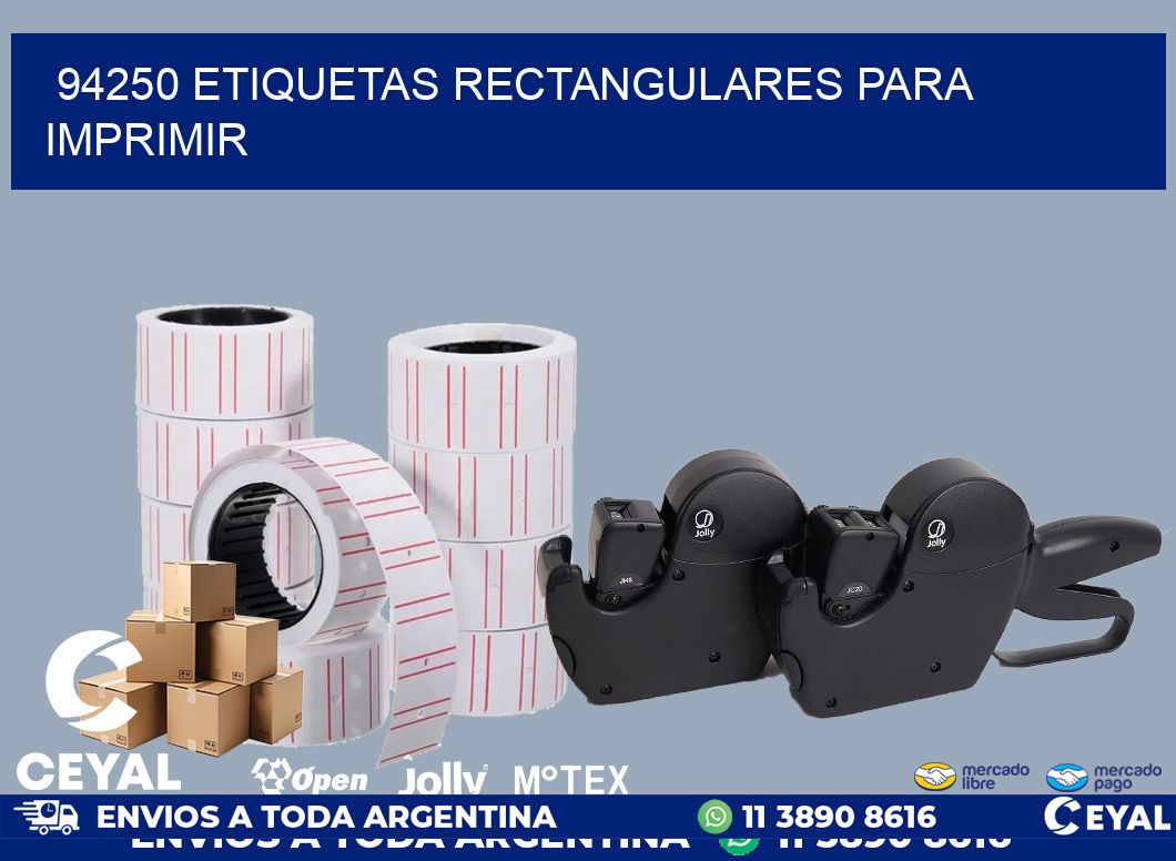 94250 etiquetas rectangulares para imprimir