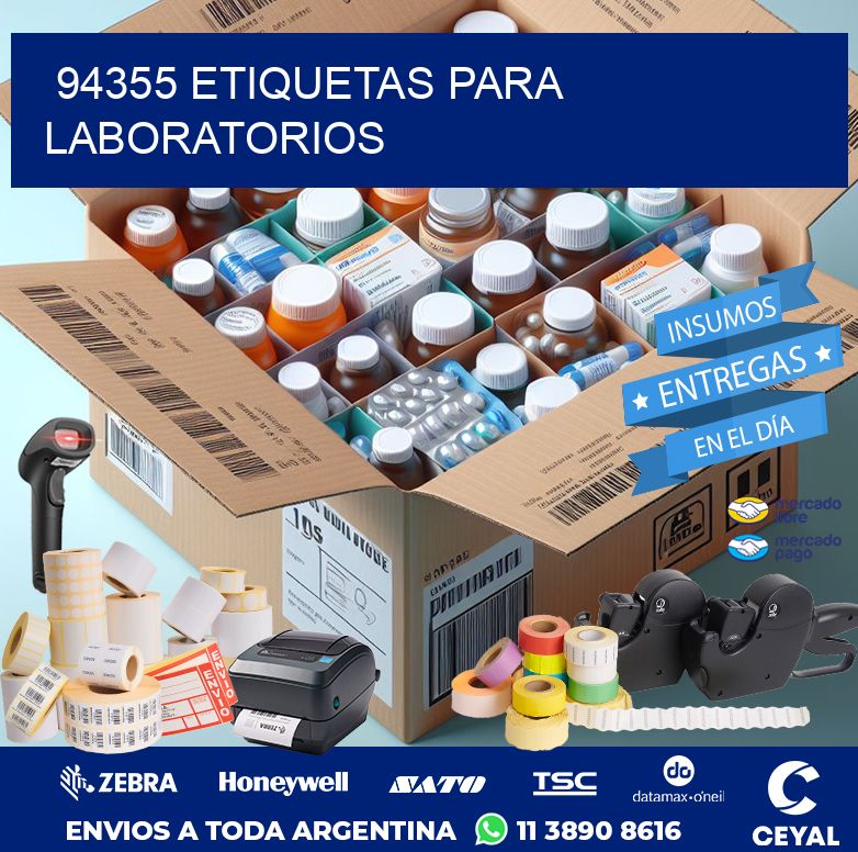 94355 ETIQUETAS PARA LABORATORIOS