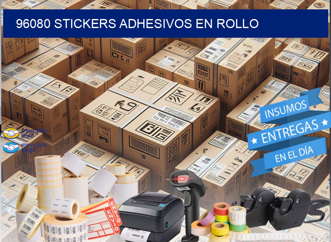 96080 STICKERS ADHESIVOS EN ROLLO