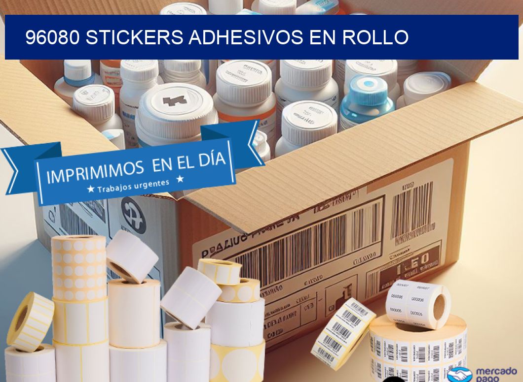 96080 STICKERS ADHESIVOS EN ROLLO