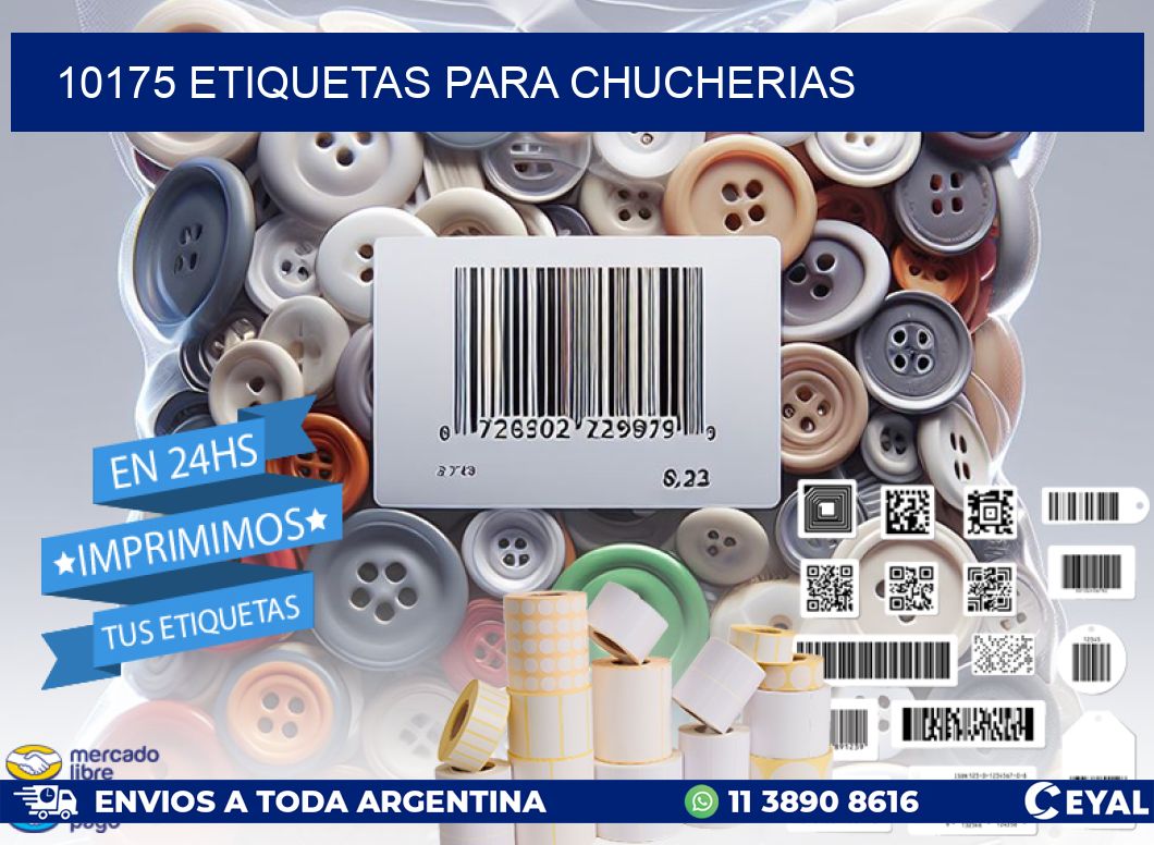 10175 ETIQUETAS PARA CHUCHERIAS