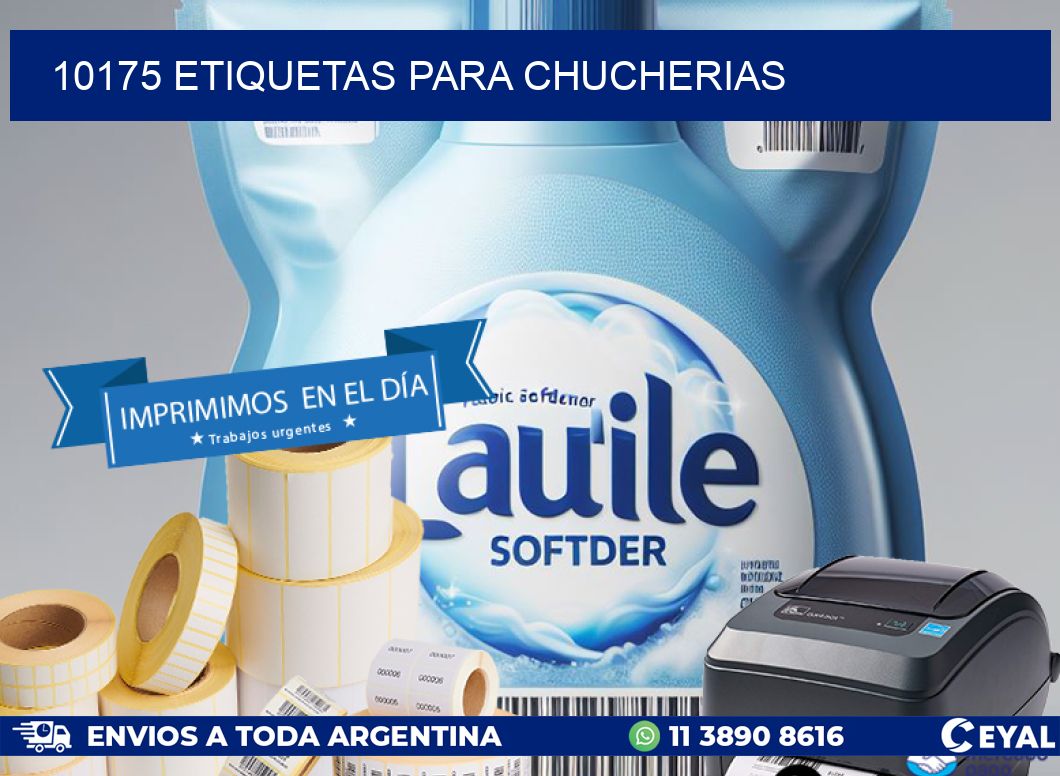 10175 ETIQUETAS PARA CHUCHERIAS