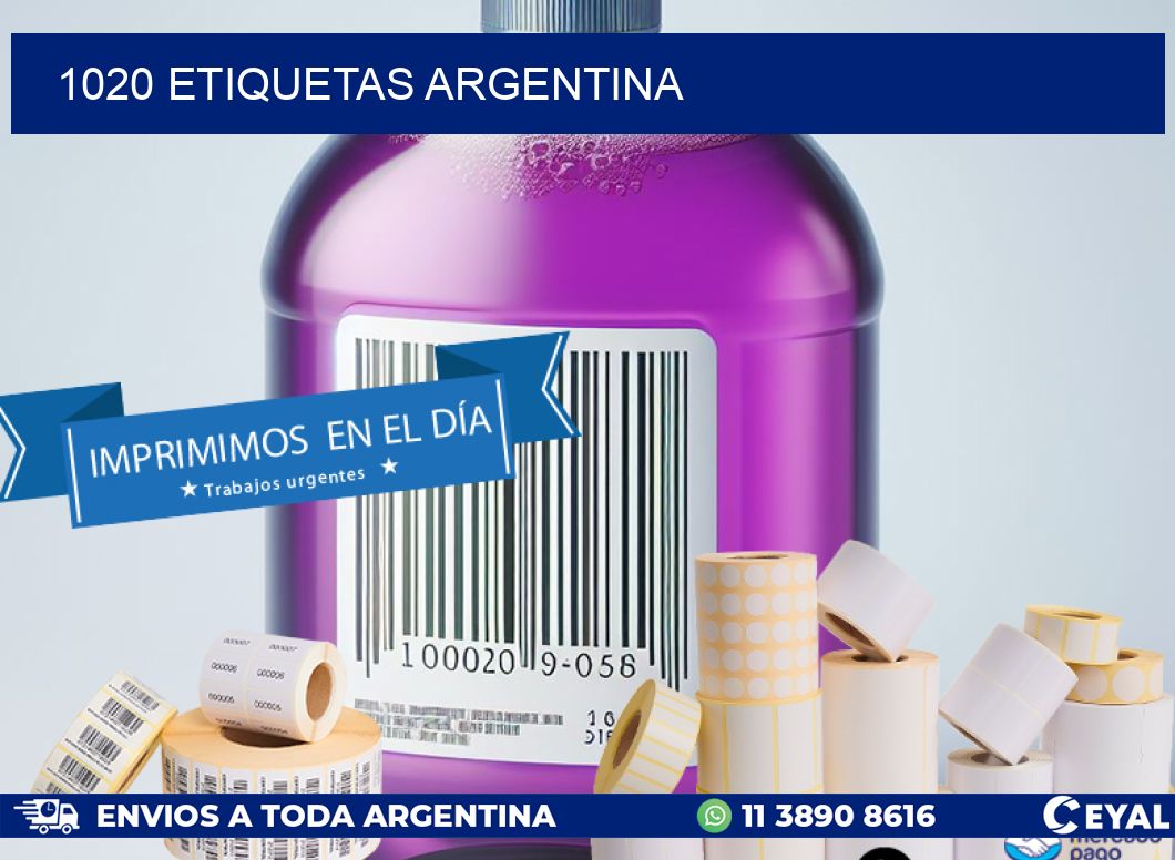 1020 ETIQUETAS ARGENTINA