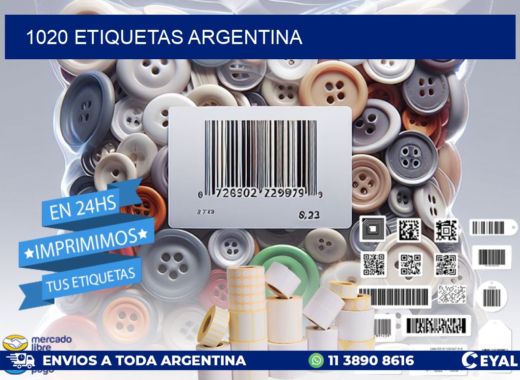 1020 ETIQUETAS ARGENTINA