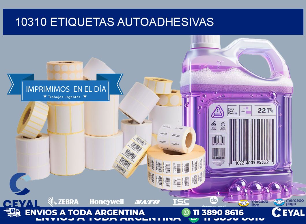 10310 ETIQUETAS AUTOADHESIVAS