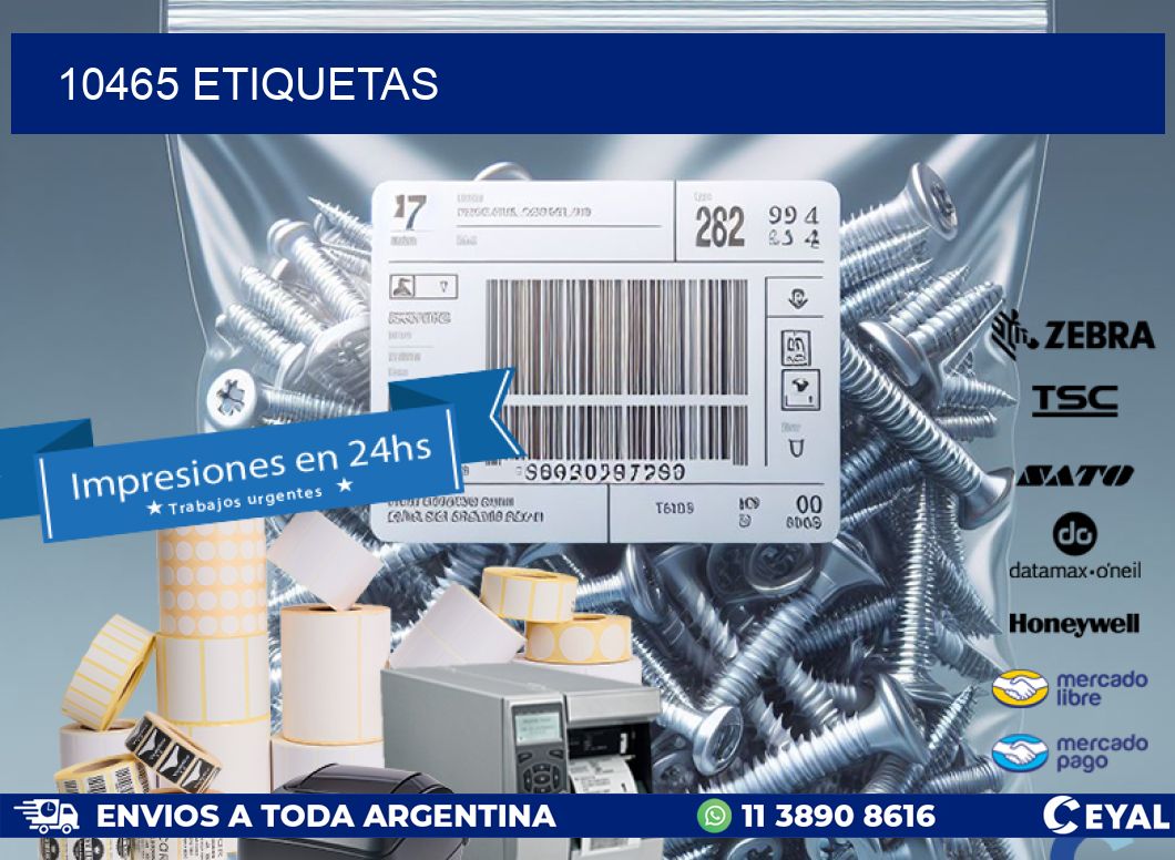 10465 ETIQUETAS