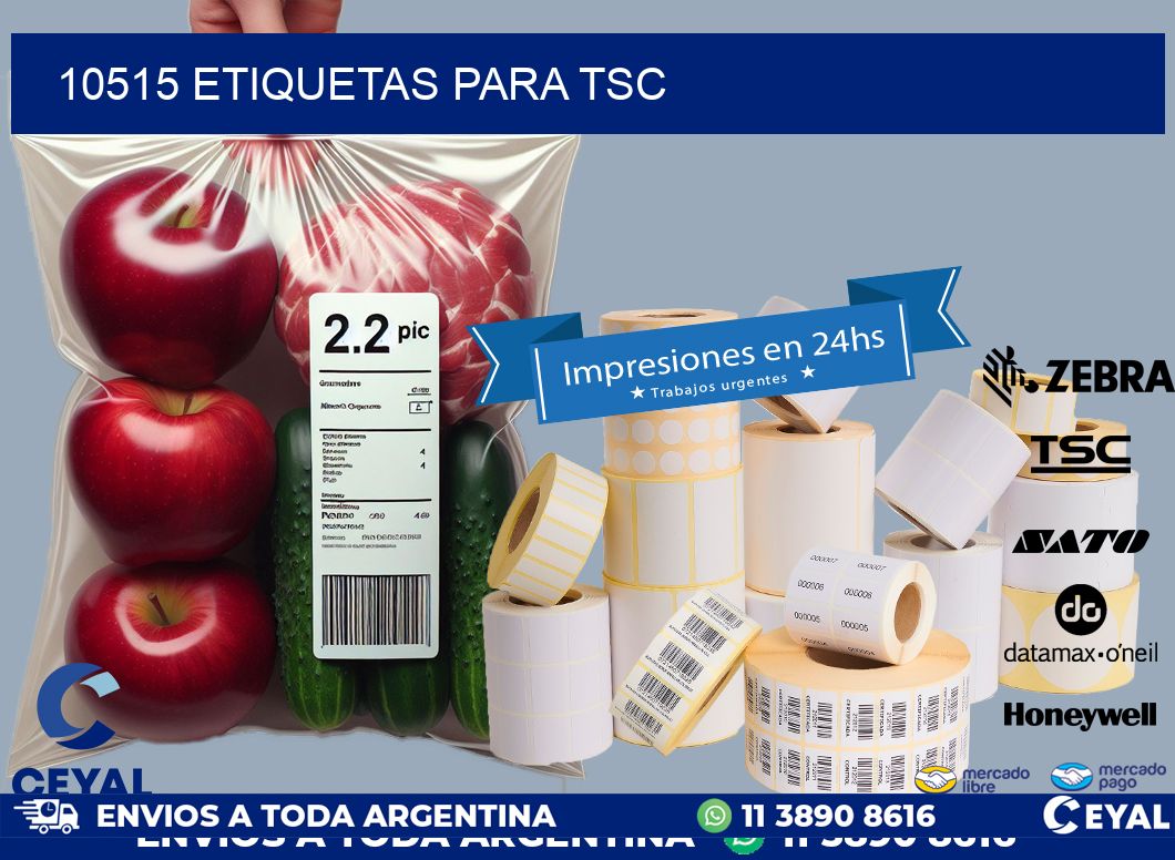 10515 ETIQUETAS PARA TSC