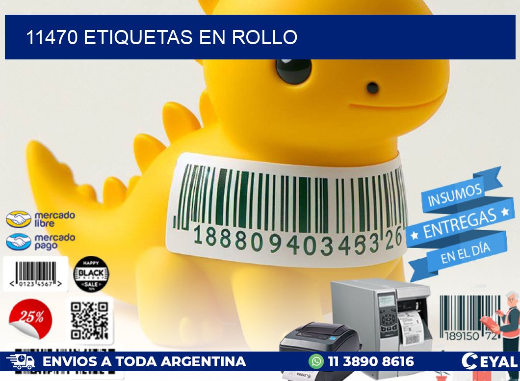 11470 ETIQUETAS EN ROLLO