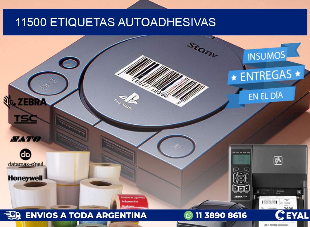 11500 ETIQUETAS AUTOADHESIVAS