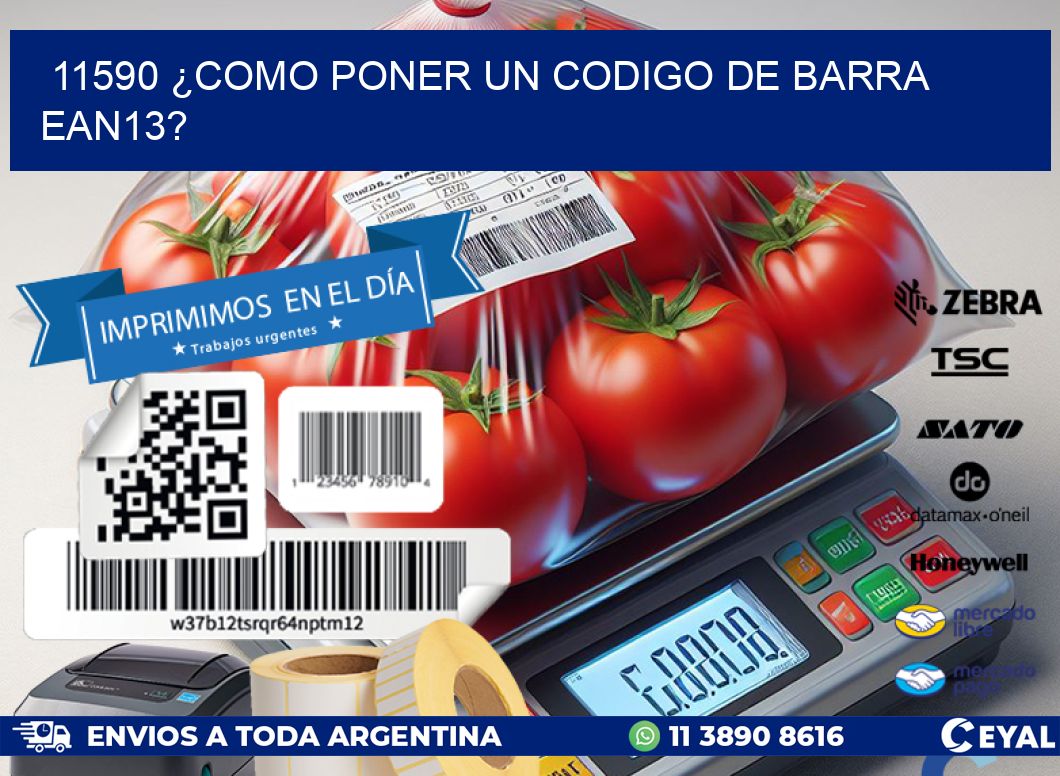11590 ¿COMO PONER UN CODIGO DE BARRA EAN13?