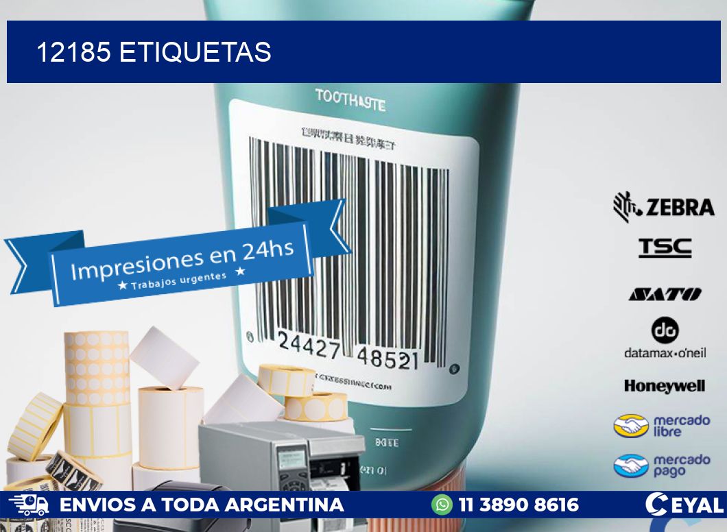 12185 ETIQUETAS