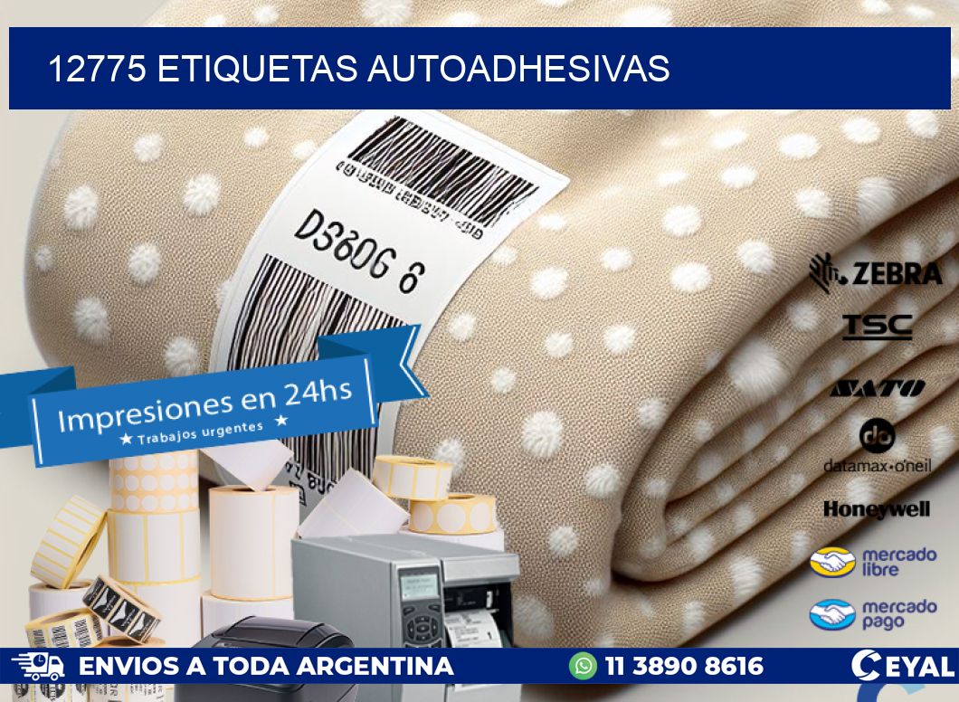 12775 ETIQUETAS AUTOADHESIVAS