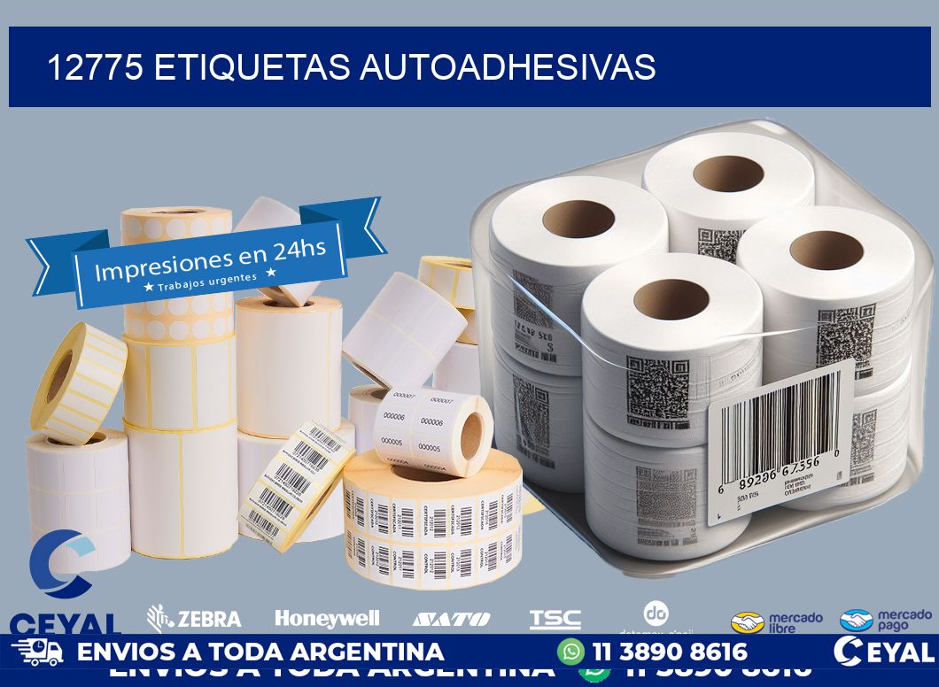 12775 ETIQUETAS AUTOADHESIVAS