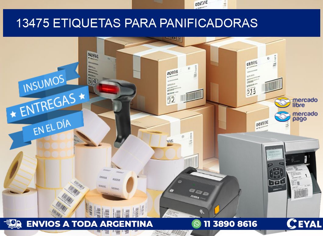 13475 ETIQUETAS PARA PANIFICADORAS