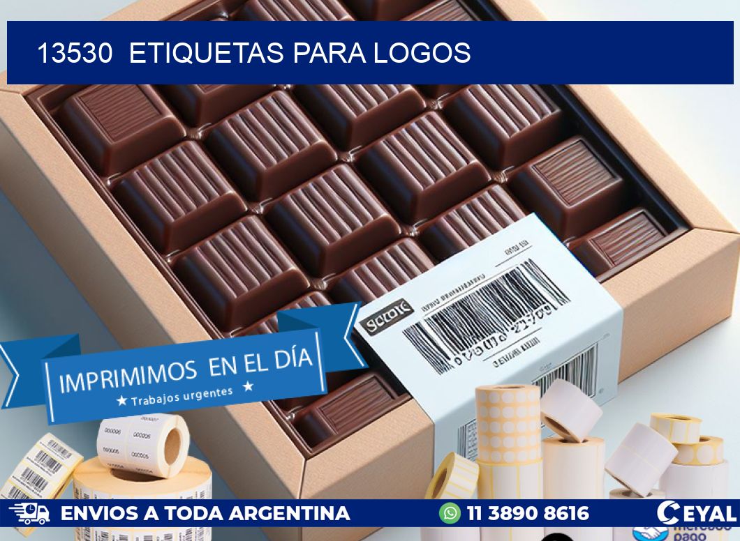 13530  ETIQUETAS PARA LOGOS