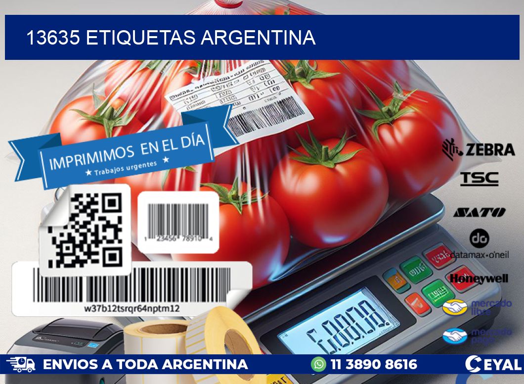 13635 ETIQUETAS ARGENTINA
