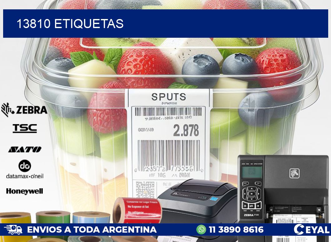 13810 ETIQUETAS