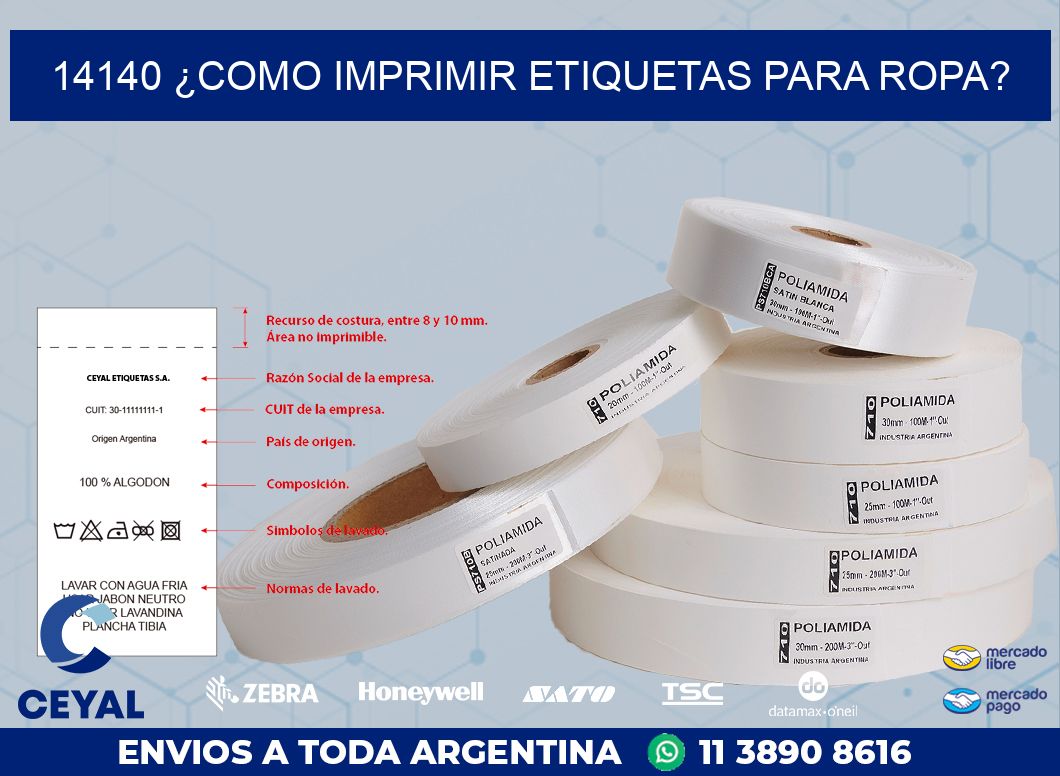 14140 ¿COMO IMPRIMIR ETIQUETAS PARA ROPA?