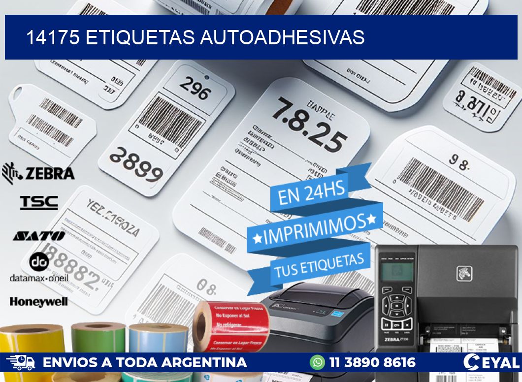14175 ETIQUETAS AUTOADHESIVAS