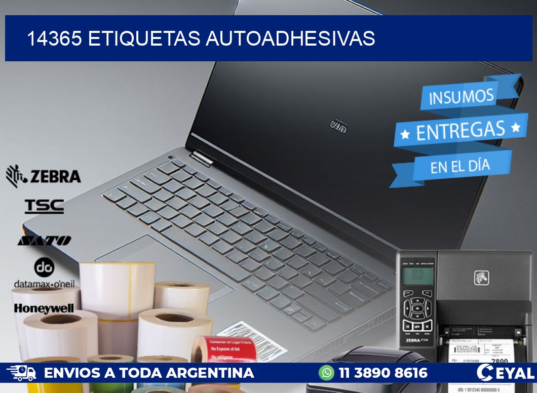 14365 ETIQUETAS AUTOADHESIVAS