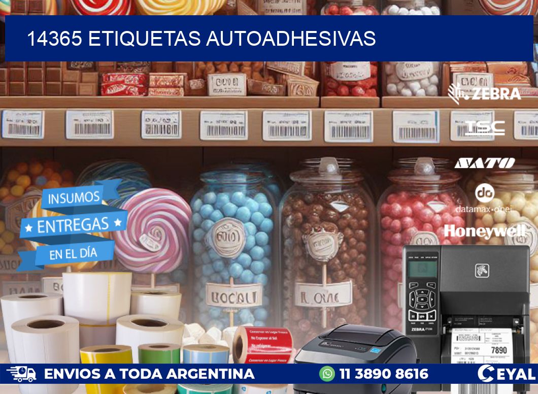 14365 ETIQUETAS AUTOADHESIVAS