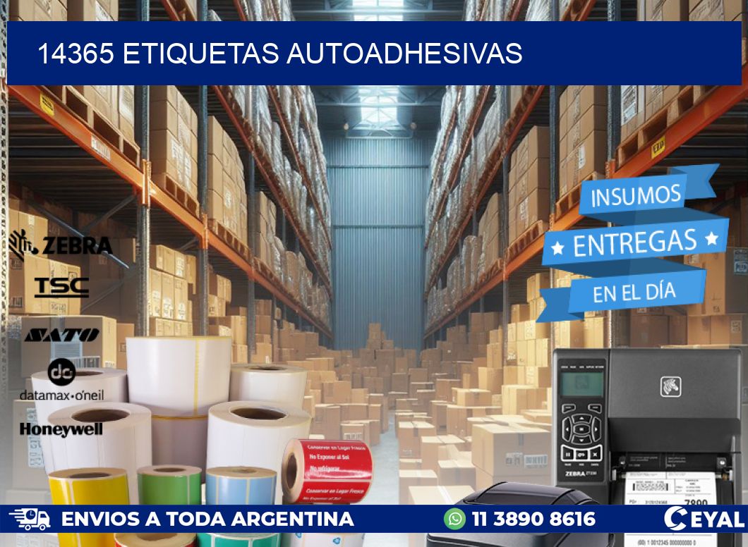 14365 ETIQUETAS AUTOADHESIVAS