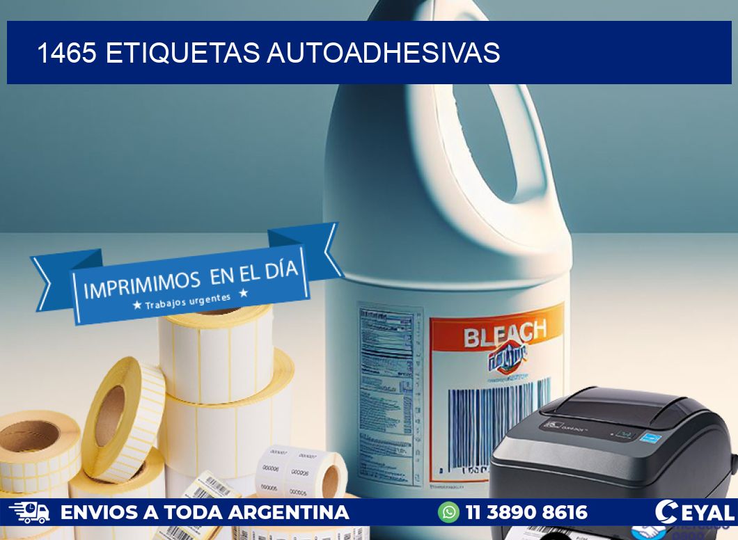 1465 ETIQUETAS AUTOADHESIVAS