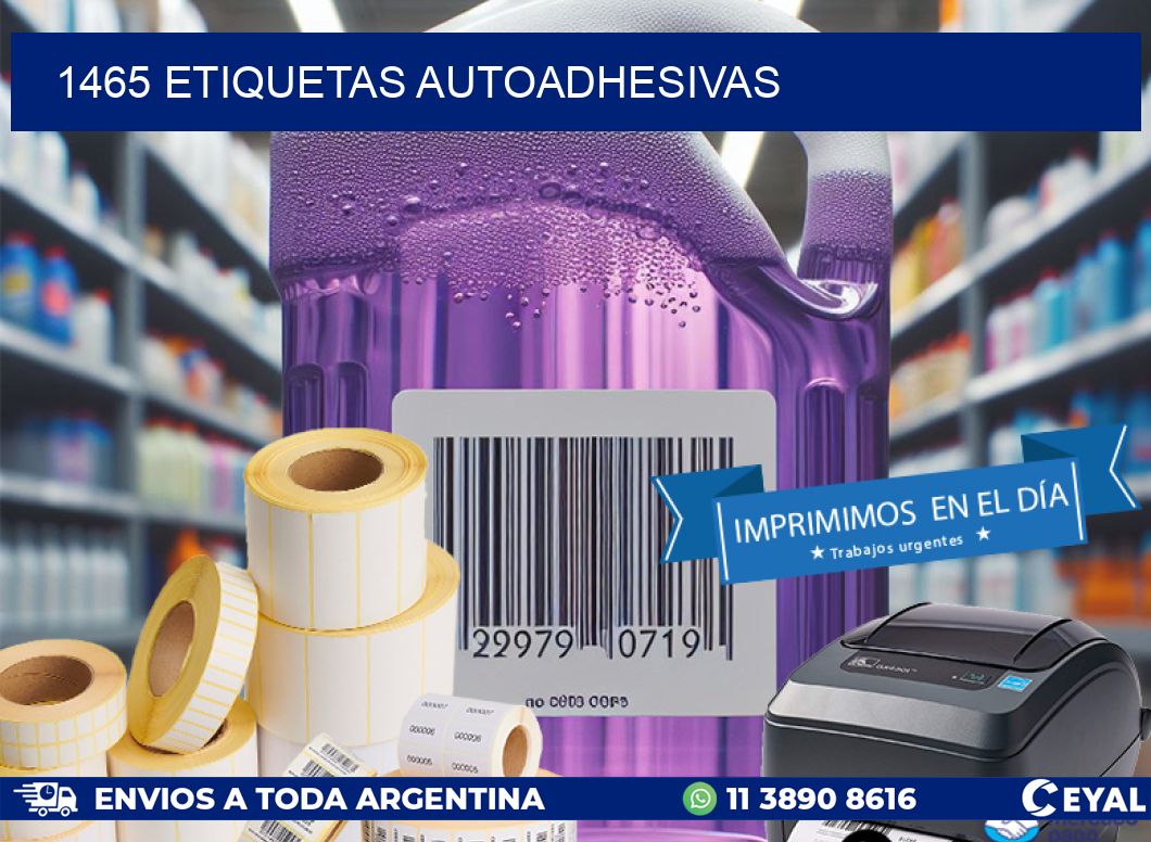 1465 ETIQUETAS AUTOADHESIVAS