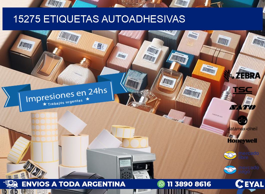 15275 ETIQUETAS AUTOADHESIVAS