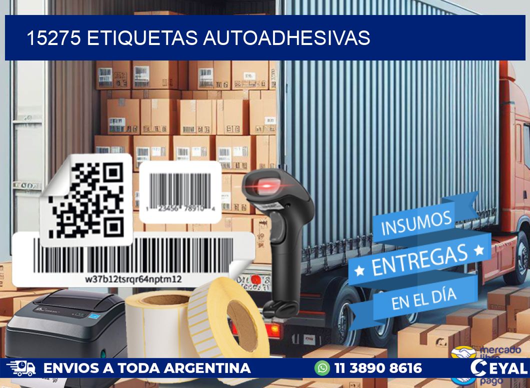 15275 ETIQUETAS AUTOADHESIVAS