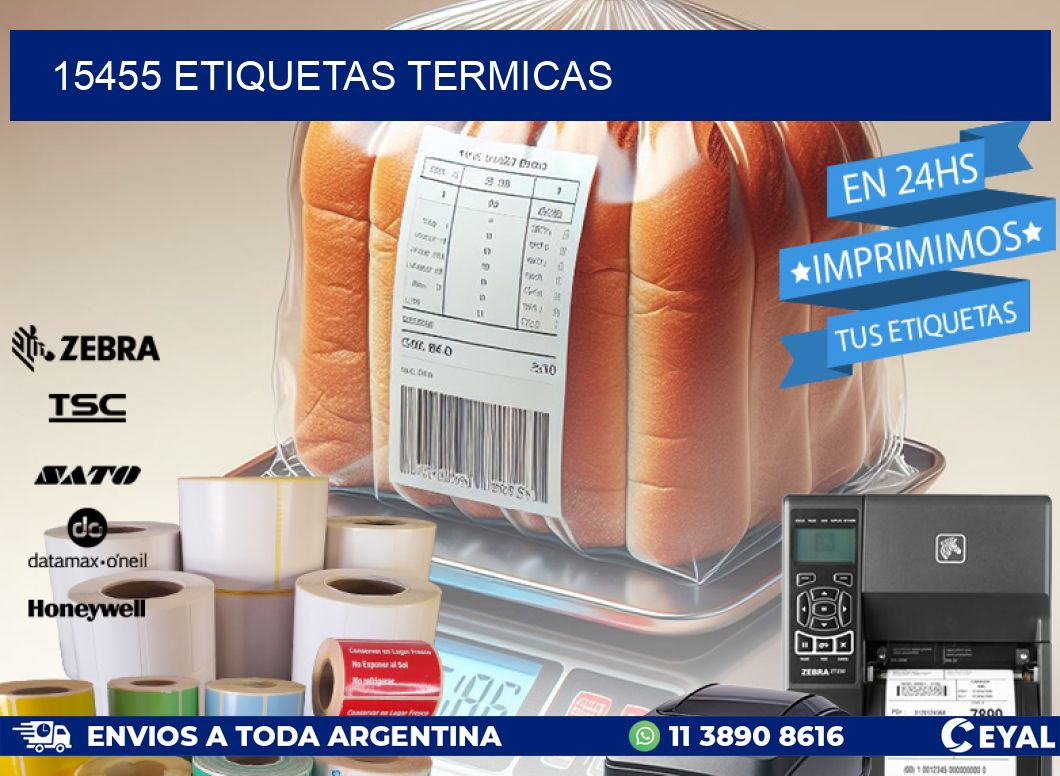 15455 ETIQUETAS TERMICAS