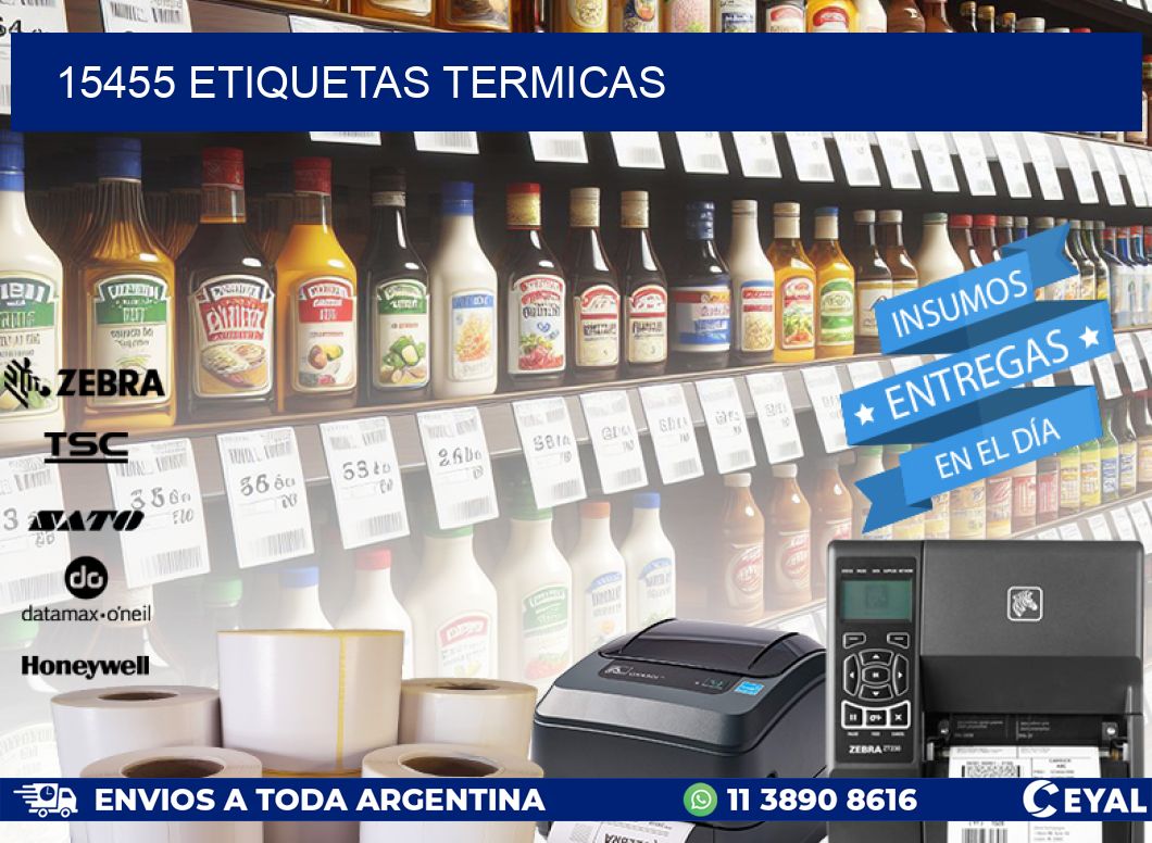 15455 ETIQUETAS TERMICAS