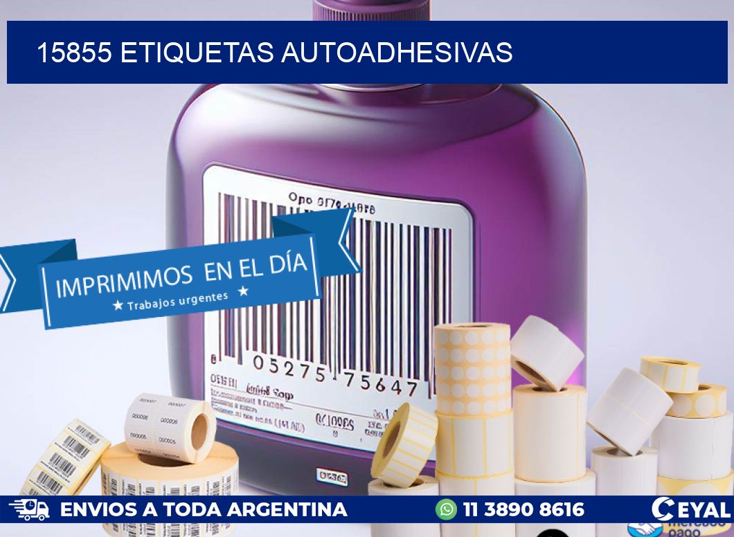 15855 ETIQUETAS AUTOADHESIVAS