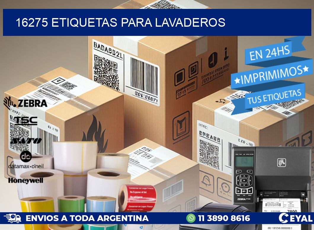 16275 ETIQUETAS PARA LAVADEROS