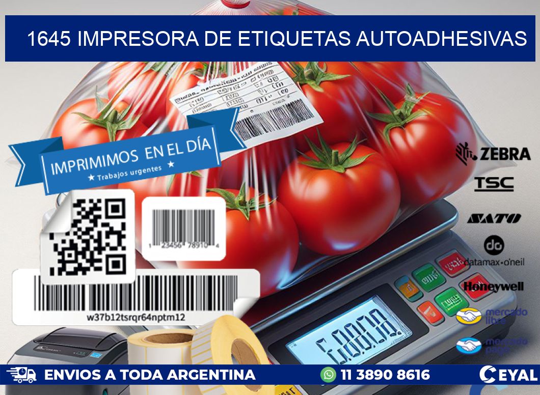 1645 IMPRESORA DE ETIQUETAS AUTOADHESIVAS