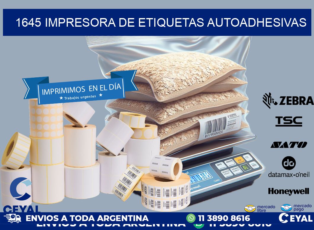 1645 IMPRESORA DE ETIQUETAS AUTOADHESIVAS