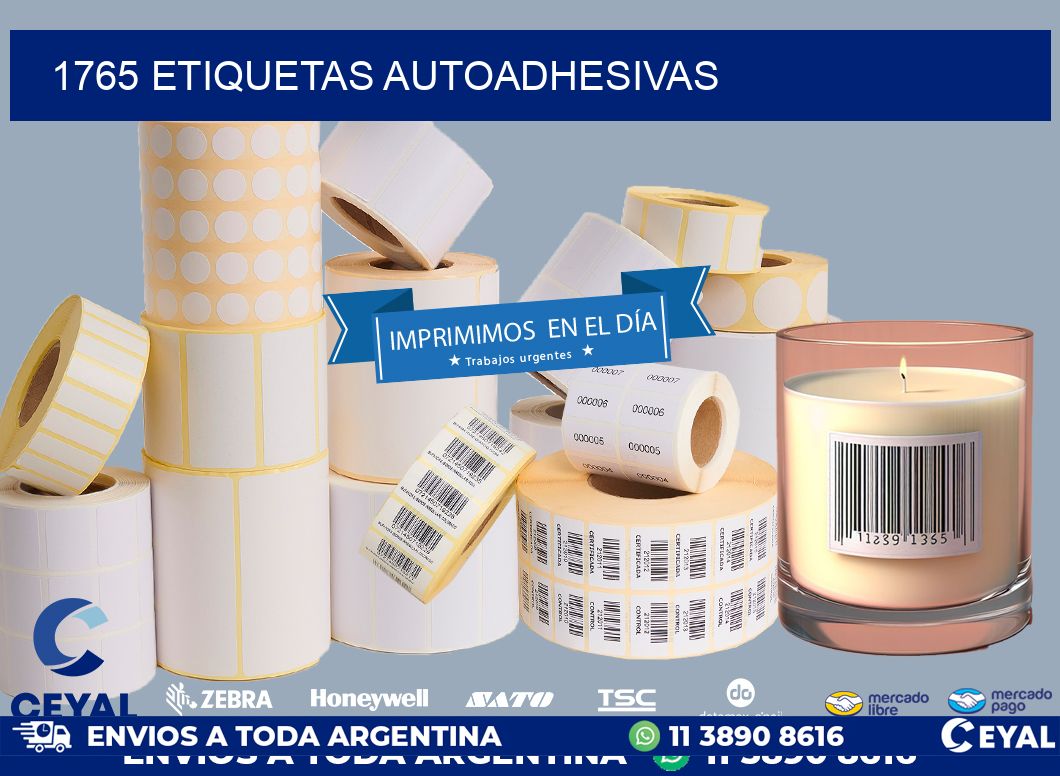 1765 ETIQUETAS AUTOADHESIVAS