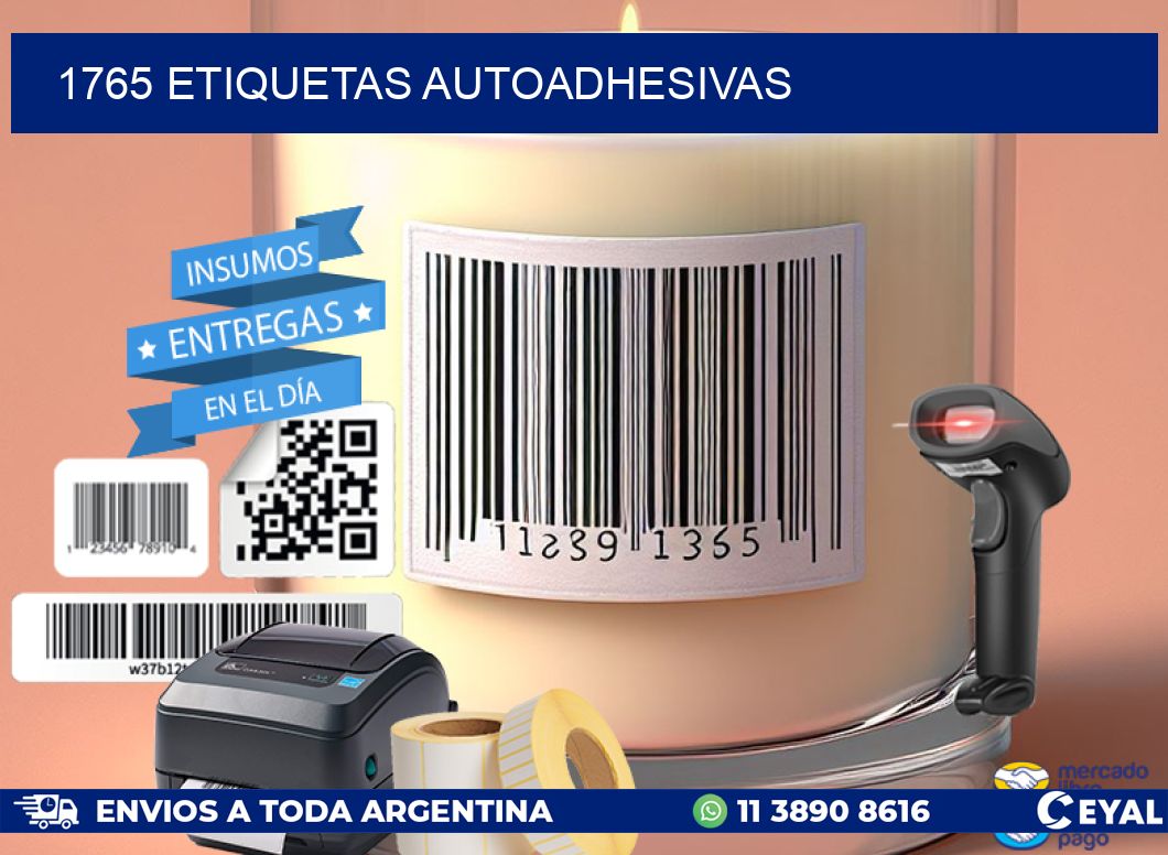 1765 ETIQUETAS AUTOADHESIVAS